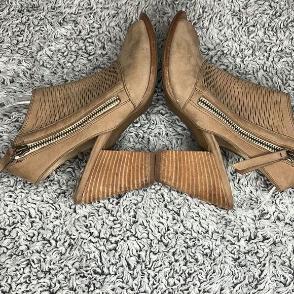 PAUL GREEN 7.5 Willow Peep Toe Bootie Boot Perforated - Picture 6 of 12